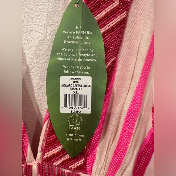 Farm Rio Jaquard Caftan Dress size XL (ON HOLD) - Picture 11 of 12